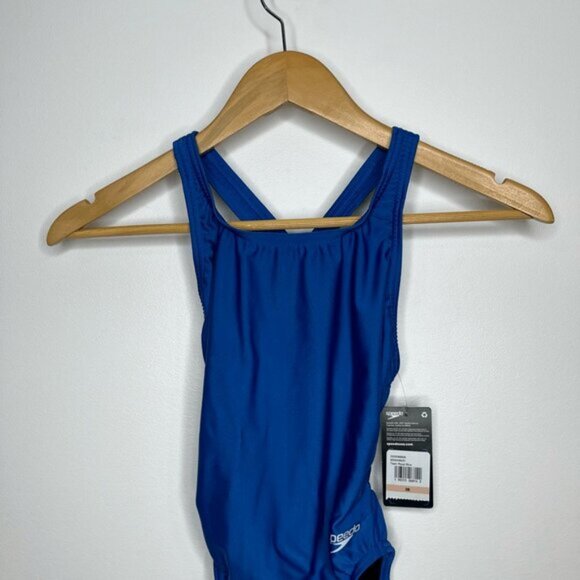 Speedo Women's Blue One Piece Swimsuit - Picture 3 of 10
